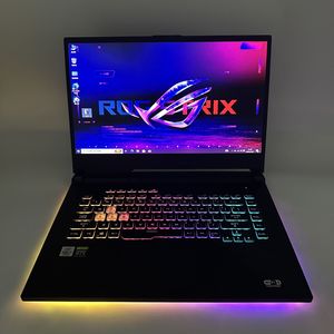 Meilleure vente : Ordinateur portable d'occasion ASUS ROG Strix G512L, processeur Core i7 de 10e génération, 16 Go de RAM, écran 15,5 pouces 240 Hz, RTX 2060, clavier rétroéclairé RGB, version anglaise - Product Image 1