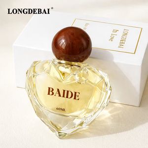 New Style Festive Gift Women Perfume Glass <b>Bottle</b> 50ML 60ML 100ML Crimp Empty Heart Shape Perfume <b>Bottle</b> - Product Image 1