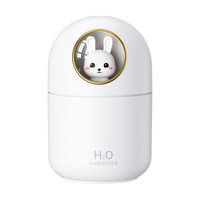 OEM Dropshipping Portable LED light mini 300ml h2o pulvérisation brume humidificateur d'air diffuseur d'huile essentielle USB voiture humidificateur d'air