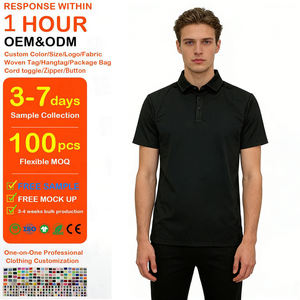 Camisetas Polo para Hombre Estilo Old Money, Bordado de Alta Calidad, Tres Botones, Cuello Camisero, Logotipo Personalizado, Uniformes de Trabajo, Camiseta Polo Lisa - Product Image 1