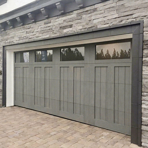 Puertas de Garaje Modernas Extra Grandes para Villas, con Estructura de Aleación de Aluminio y Acero, Función Antirrobo - Product Image 1