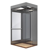 Ascensore Idraulico Domestico Sicuro da 400kg per 1-3 Persone, Elevatore Residenziale per Villa di Piccole Dimensioni fino a 12m per Case a 2-3 Piani