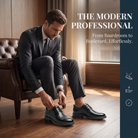 Chaussures en cuir de vache véritable de qualité supérieure, respirantes, à lacets, semelle en caoutchouc souple et confortable, chaussures décontractées pour hommes