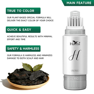Tinta per <span class=keywords><strong>Capelli</strong></span> <span class=keywords><strong>Naturale</strong></span> a Lunga Durata, Crema Colorante Professionale Permanente a Base <span class=keywords><strong>di</strong></span> Erbe, Colori <span class=keywords><strong>Rosso</strong></span>/Blu/Nero, 100% Copertura <span class=keywords><strong>Capelli</strong></span> Grigi - Product Image 3