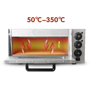 Four à pizza électrique commercial à base de <span class=keywords><strong>pierre</strong></span> à un seul étage, <span class=keywords><strong>prix</strong></span>, thermostats contrôlés séparément, mini four à pizza - Product Image 2