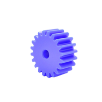 Engrenage droit en nylon MC sur mesure à faible friction, engrenage en plastique non standard pour équipement d'automatisation de convoyeurs