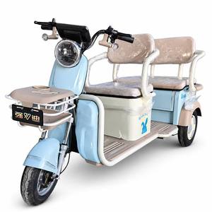 <span class=keywords><strong>Tricycle</strong></span> <span class=keywords><strong>électrique</strong></span> pour adultes, 3 roues, sièges <span class=keywords><strong>tandem</strong></span>, panier avant et rangement, pour les loisirs en famille, homologué CE - Product Image 1