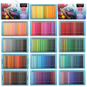 Promo! Set Pensil Warna Berkualitas Tinggi 520 pcs Pensil Warna Berbasis Minyak Kayu untuk Menggambar - Product Image 5