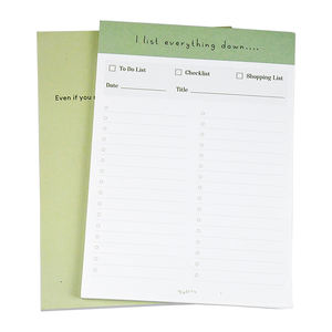 Bloc de Notas de Papel Desprendible para Impresión a Color Diaria, Papelería al por Mayor de Fábrica - Product Image 2