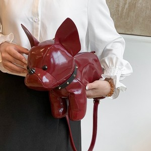 Sac à main mignon style bouledogue français rouge pour femme, nouveau modèle 2026, original et unique, sac bandoulière en forme d'animal jouet - Product Image 2