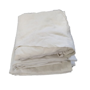 Blanco reciclado mutilado sábanas de hilo de algodón de residuos de algodón blanco limpiando Trapos usados - Product Image 6