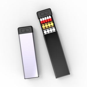 علبة حبوب معدنية محمولة لمدة 7 أيام ، منظم تخزين صغير من سبائك الألومنيوم مع ختم مغناطيسي لإدارة الأدوية اليومية - Product Image 1