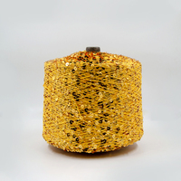 COOMAMUU New Arrive Fancy Knitting Yarn Metallic Sparkle Yarn Thread with Sequins for Weaving and Knitting