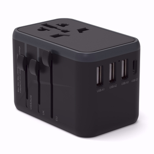 Trên toàn thế giới chính Adaptor với 45Watts PD, <span class=keywords><strong>Universal</strong></span> Travel Adapter với 3USB & Loại C, UK chúng tôi AU EU cắm Travel Adapter - Product Image 2