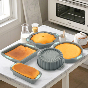 Moule à gâteau en silicone lavable résistant aux hautes températures, antiadhésif, pour pâtisserie profonde, idéal pour les fêtes de famille - Product Image 2