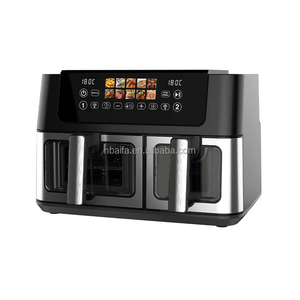 <span class=keywords><strong>Friteuse</strong></span> à air Aifa grande capacité avec panier à <span class=keywords><strong>double</strong></span> zone, <span class=keywords><strong>friteuse</strong></span> électrique numérique 10L, <span class=keywords><strong>double</strong></span> <span class=keywords><strong>friteuse</strong></span> à air - Product Image 2