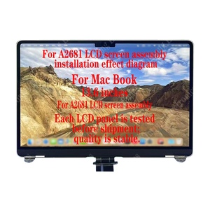 Schermo LCD per <span class=keywords><strong>MacBook</strong></span> <span class=keywords><strong>Air</strong></span> 2022 A2681, Assemblaggio Schermo Superiore, Monitor da 13,6 Pollici, Vendita all'Ingrosso - Product Image 1