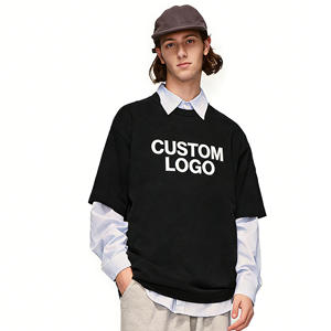 T-shirt pour homme en coton 100% à manches courtes et col rond, coupe ample, design tendance personnalisé, de haute qualité, blanc, été, logo imprimé à l'écran - Product Image 2