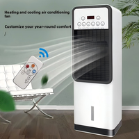 Climatiseur sur pied électrique chauffant et rafraîchissant avec télécommande, silencieux, pour hôtels et maisons