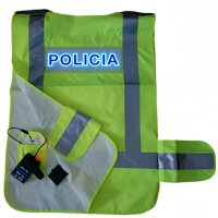 Gilet de sécurité EL avec lumière active, la lumière EL éclairera votre nuit. Ange gardien pour les travailleurs de nuit sur les chantiers de construction.