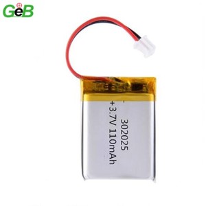 <span class=keywords><strong>Prix</strong></span> usine 302025 100mAh 110mAh 3.7V Petite Poche Rechargeable Cellule 302025 Lithium Polymère Lipo Batterie pour Produits Numériques - Product Image 4
