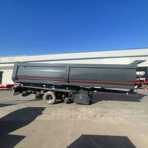 Semirremolque Volquete Hidráulico de 3 Ejes, Acero Reforzado, Capacidad de Carga 60 T, Volquete Trasero - Product Image 1