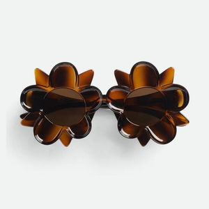 Gafas de Sol con Forma de Flor Bottega BV para Mujer, Protección UV, Gafas de Fiesta, Veneta - Product Image 1