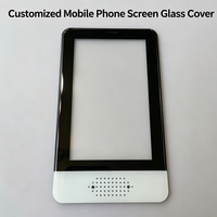 Couverture en verre trempé sérigraphiée personnalisée pour écrans de téléphones mobiles