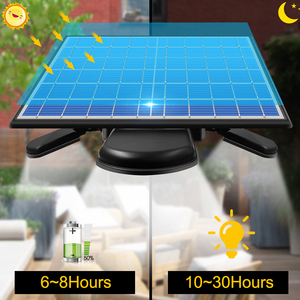 Nuova parete solare IP65 impermeabile a <span class=keywords><strong>LED</strong></span> da esterno super luminoso giardino tre <span class=keywords><strong>fari</strong></span> magazzino fabbrica stadio luce stradale - Product Image 4