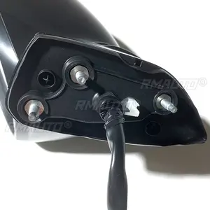Conjunto de Espejo Retrovisor para Automóvil Honda Civic 2022-2023, Lado del Pasajero y del Conductor, Punto Ciego, Calefactable, Eléctrico, 76208T20A21, 7 Líneas, Negro - Product Image 5