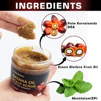 YURHERSU Batana nettoyage en profondeur soin du cuir chevelu gommage cheveux pellicules exfoliant purifiant cuir chevelu shampooing gommage