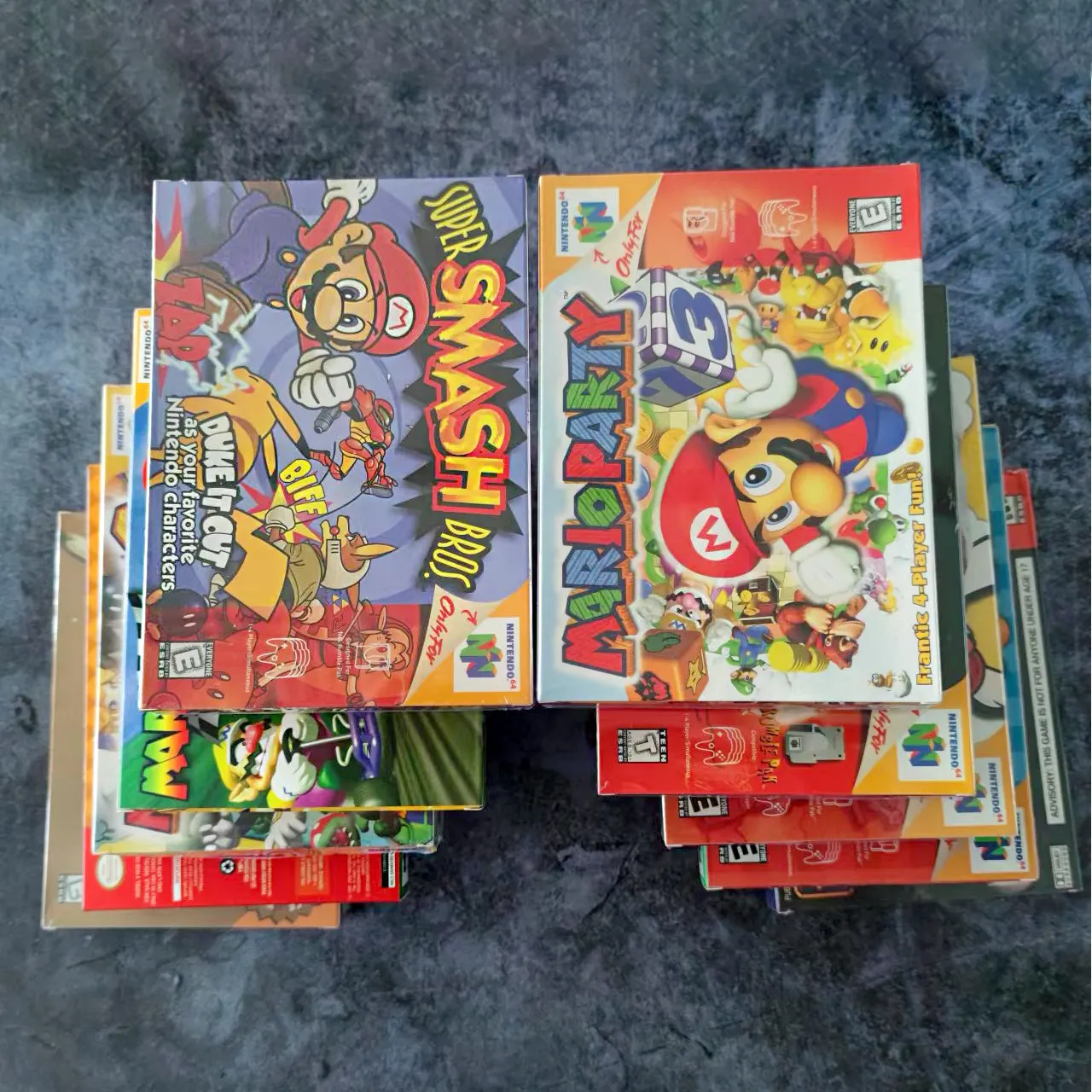 Série de cartões n64 para nintendo 64, em estoque, com caixa de embalagem