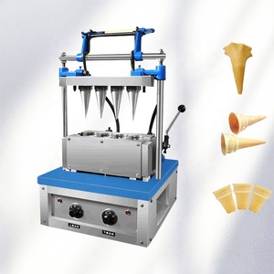 Machine automatique à gaufres en forme de coupelle, machine à cornets de crème glacée, machine à gaufrettes et biscuits pour cornets de crème glacée - Product Image 3
