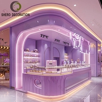 Meubles de café, design personnalisé, vitrine de boulangerie