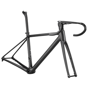 Cadre de vélo de <span class=keywords><strong>route</strong></span> en carbone intégral AIRWOLF YFR039 T1200 Endurance avec axe traversant, frein à disque, avec boîtier de pédalier t47, patte arrière UDH - Product Image 3