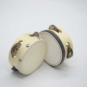 <span class=keywords><strong>Tamburello</strong></span> in Pelle da 4 a 12 Pollici Personalizzato all'Ingrosso Tamburo a Mano Giocattolo in Legno per Bambini a Percussione <span class=keywords><strong>Strumento</strong></span> <span class=keywords><strong>Musicale</strong></span> per Matrimoni - Product Image 5