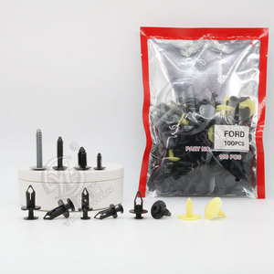 Ford <b>Car</b> <b>Interior</b> Clips 100Pcs Nylon Fasteners For Headliner Trunk Bumper Grille - Product Image 3