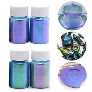 Polvo de Mica Aurora Súper Camaleón, Pigmento Perlado para Pintura de Automóviles con Efecto Camaleón, Gran Descuento - Product Image 1