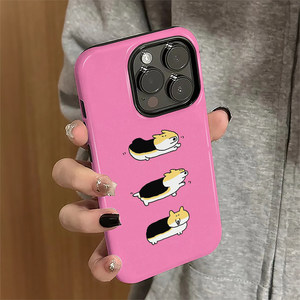 Coque de téléphone portable pour iPhone 17 Pro Max avec motif Trois Corgis, nouvelle coque de protection intégrale antichute pour hommes et femmes - Product Image 3
