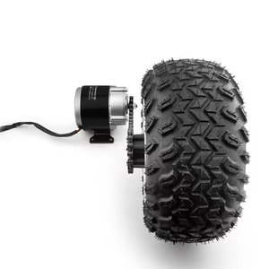 <span class=keywords><strong>Kit</strong></span> de Conversión de Motor con Engranajes y Transmisión por Cadena para Bicicleta Eléctrica, Carretilla, Silla de Ruedas, con Rueda de Motor Ancha de 10x6.0-6 Pulgadas y Motor de 10 Pulgadas y 350W - Product Image 6