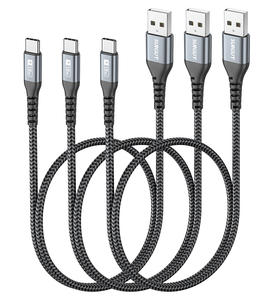 Cable USB SUNGUY Tipo-A a Tipo-C, Cable de Datos Personalizable, Flexible, Carga Rápida de 18W, Cable Cargador USB C - Product Image 3