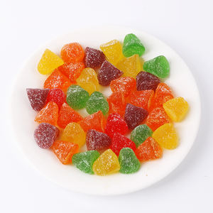 Toptan ve Özel Karışık Meyve Aromalı Jöle Şekerlemeleri Tatlı ve Ekşi Aromalar Halal Sertifikalı Gökkuşağı Gözyaşı Şeklinde Şekerlemeler - Product Image 6