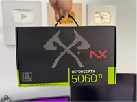 Kartu Grafis GeForce RTX 5060 Ti 16GB GDDR7 Dual Fan PCI Express GPU untuk Gaming dan AI Komputer Desktop