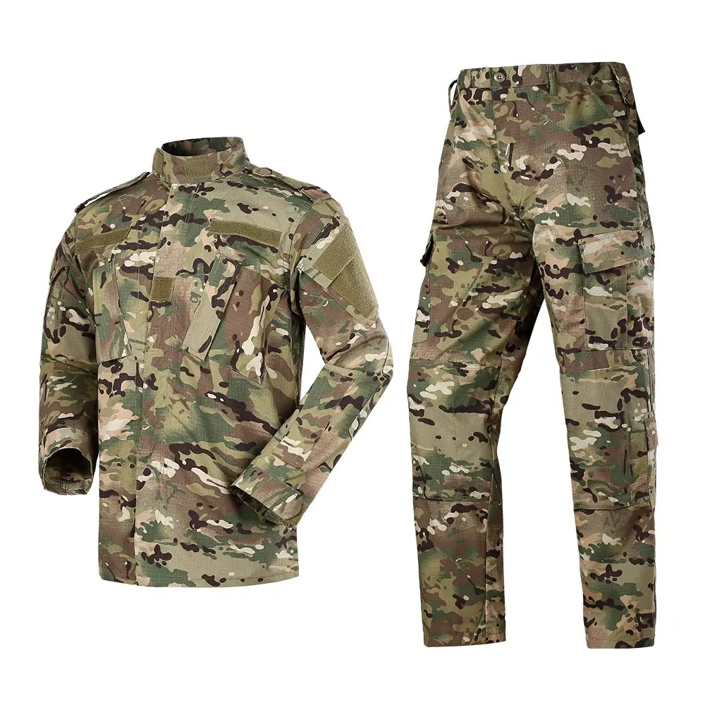 Tactische Jas En Broek Camo Jacht Acu Uniform 2Pc Set Multicam Kleding Pak