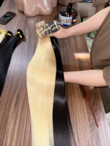 Paquetes de Cabello Humano Vietnamita con Trama, Precio de Fábrica, 100% Natural, Cabello Virgen, Sin Enredos, Sin Caída, Calidad de Exportación - Product Image 5