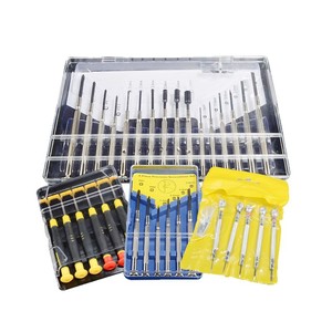 Precision Screwdriver <b>Set</b> Stainless Steel 45 Steel Magnetic Insulated <b>Hand</b> for Watch Computer Repair Mini <b>Tools</b> - Product Image 3