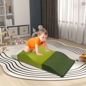 Ensemble d'escalade souple vert personnalisé <span class=keywords><strong>pour</strong></span> tout-petits équipement d'escalade en mousse préscolaire d'intérieur - Product Image 5