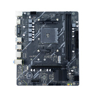 Carte Mère de Jeu PC de Bureau AMD B450 Haute Performance Kit Combo Carte Mère AM4 B450M ATX avec Wifi