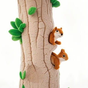 ของเล่นสุนัขแบบใหม่ ดีไซน์นุ่มนิ่ม ของเล่นสุนัขแบบมีเสียงบีบ รูปทรงกระรอก ของเล่นสำหรับสุนัขที่มีพลัง - Product Image 3