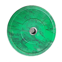 Disques de musculation en fonte de 20 kg populaires pour la compétition, plaques de poids en caoutchouc colorées pour haltères